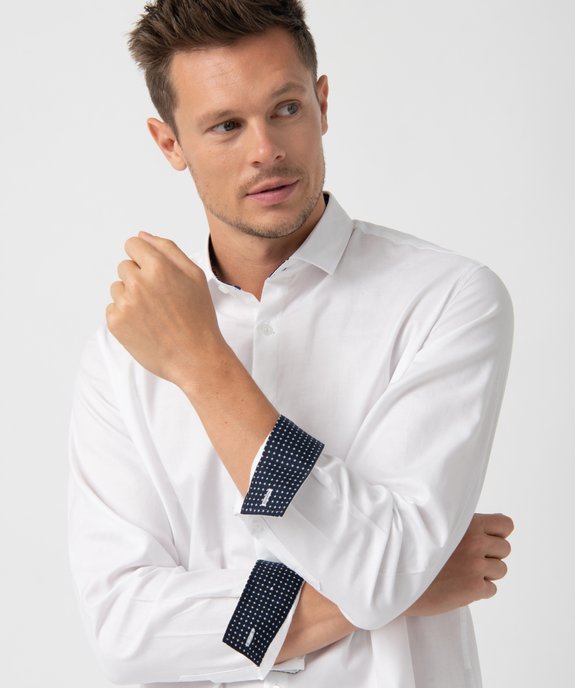 Chemise homme en maille texturée vue2 - GEMO (HOMME) - GEMO
