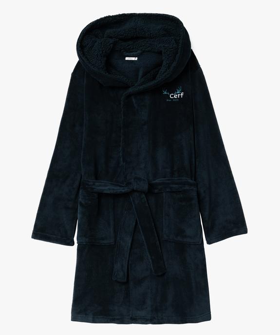 Peignoir de Noël doux en maille  à capuche homme vue4 - GEMO(HOMWR HOM) - GEMO