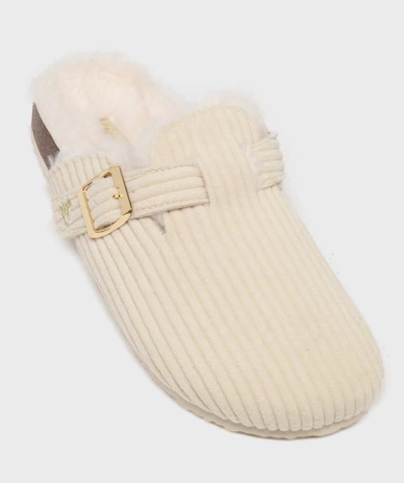 Chaussons mules avec doublure chaude femme - LuluCastagnette vue5 - LULUCASTAGNETTE - GEMO