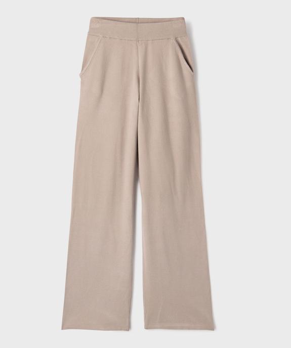 Pantalon ample en maille fluide fille vue2 - GEMO (JUNIOR) - GEMO