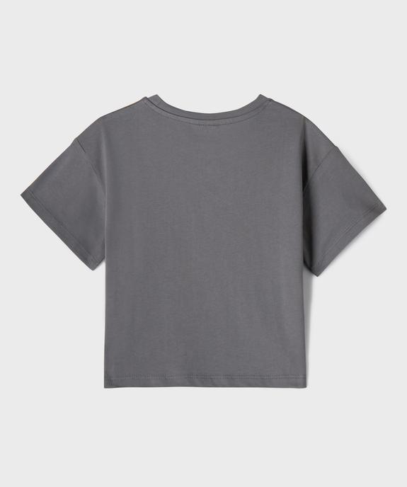 Tee-shirt manches courtes avec motif Huntrix fille - K-pop Demon Hunters vue3 - KPOP DEMON HUNTERS - GEMO