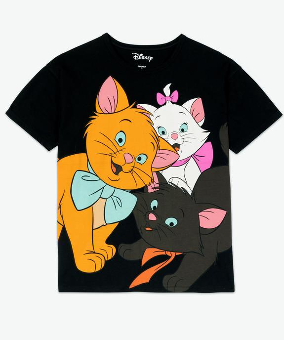 Tee-shirt femme coupe ample - Disney Animals Les Aristochats vue4 - DISNEY DTR - GEMO