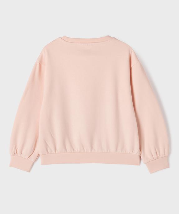 Sweat molletonné avec motif Stitch fille - Disney vue3 - LILO & STITCH - GEMO