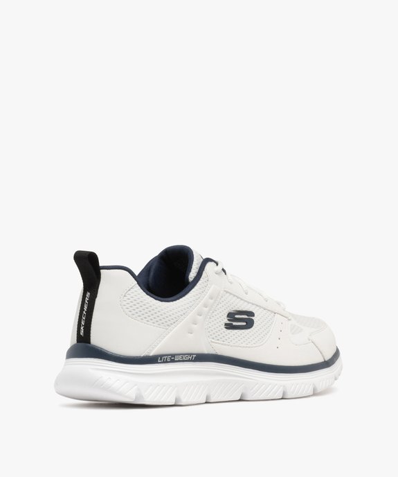 Baskets homme légères running en mesh Burns 2.0 - Skechers vue4 - SKECHERS - GEMO
