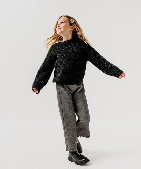 Pull en maille duveteuse scintillante fille vue5 - GEMO (ENFANT) - GEMO