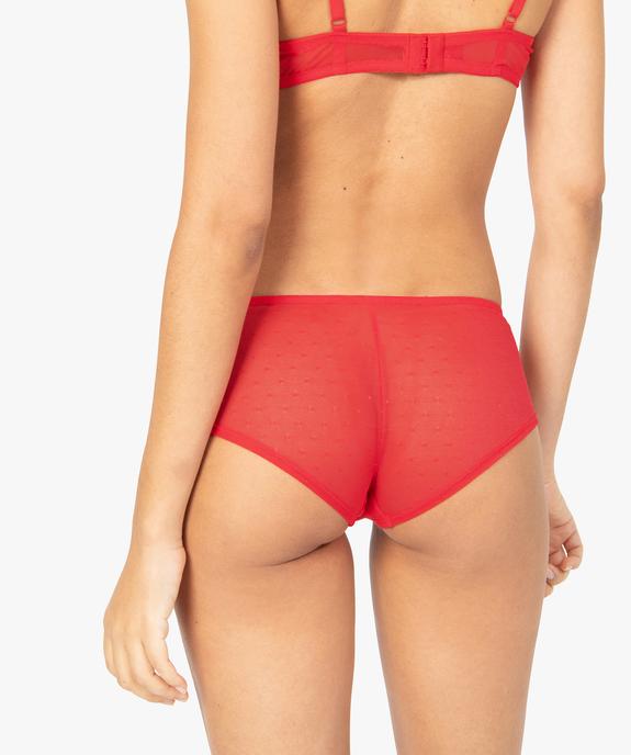 Shorty femme en dentelle et tulle (lot de 2) vue4 - GEMO(HOMWR FEM) - GEMO