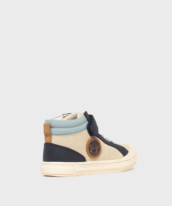 Baskets montantes à lacets élastiques et scratch garçon - BUGGY SHOES vue4 - BUGGY - GEMO