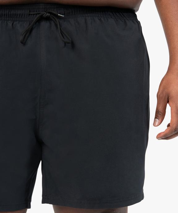 Short de bain homme grande taille uni vue2 - GEMO (PLAGE) - GEMO