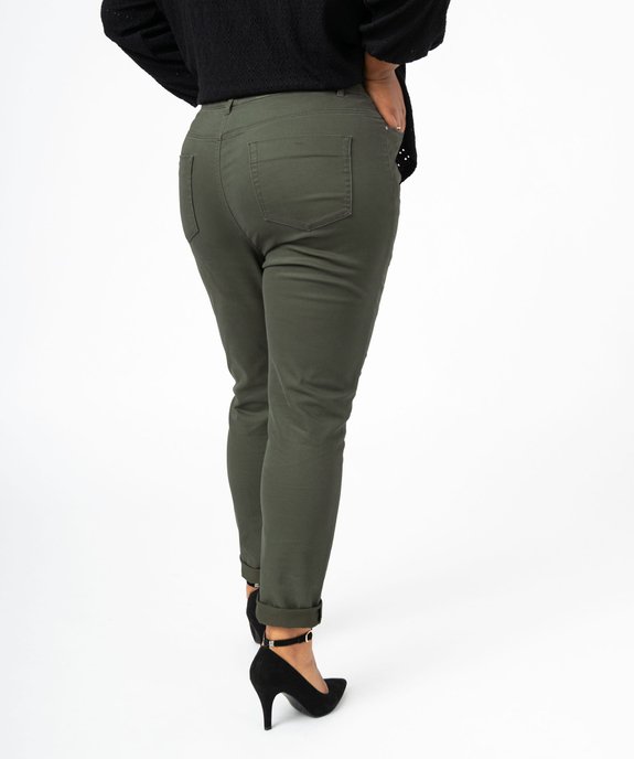 Pantalon coupe Regular femme grande taille vue3 - GEMO (G TAILLE) - GEMO