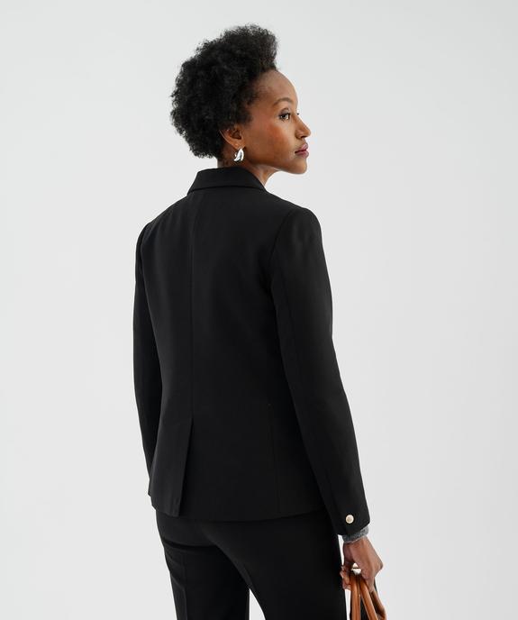 Veste de tailleur avec 1 bouton gravé femme vue3 - GEMO(FEMME PAP) - GEMO