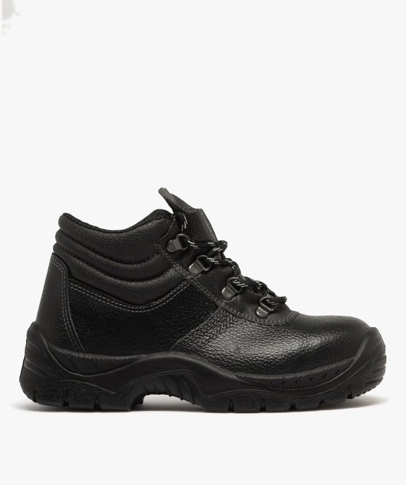 Chaussures de sécurité femme mid-cut dessus en cuir grainé et à lacets vue1 - GEMO (EQUIPT) - GEMO