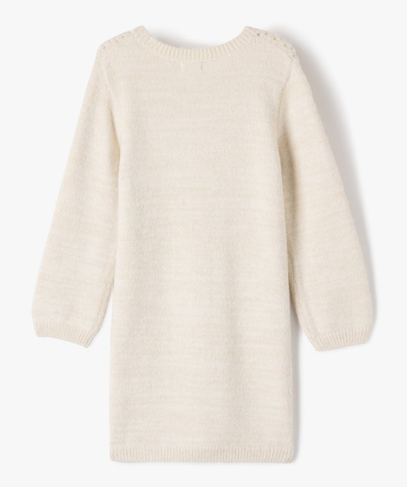 Robe pull en maille pailletée fille vue4 - GEMO (ENFANT) - GEMO