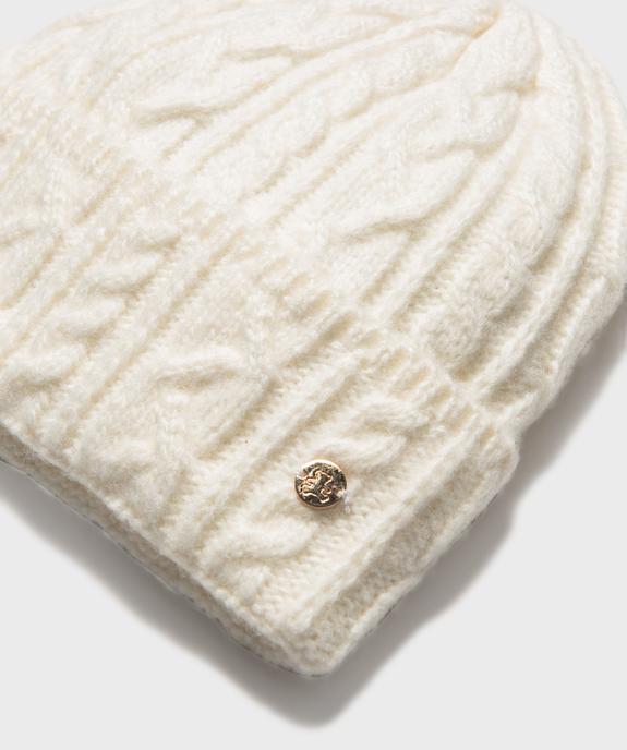 Bonnet torsadée à revers avec de la laine fille - LuluCastagnette - LULUCASTAGNETTE Bonnet torsadée à revers avec de la laine fille - LuluCastagnette vue2 - LULUCASTAGNETTE - GEMO