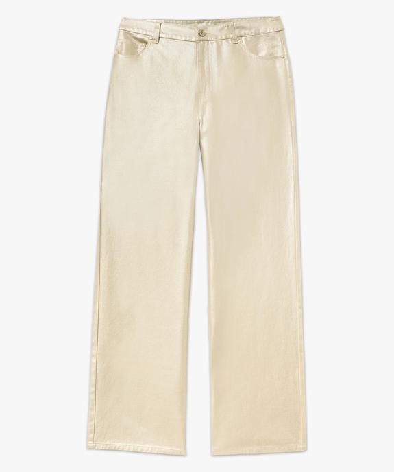 Jean large aux reflets métallisés femme vue5 - GEMO(FEMME PAP) - GEMO