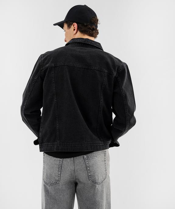 Veste en jean homme vue3 - GEMO 4G HOMME - GEMO