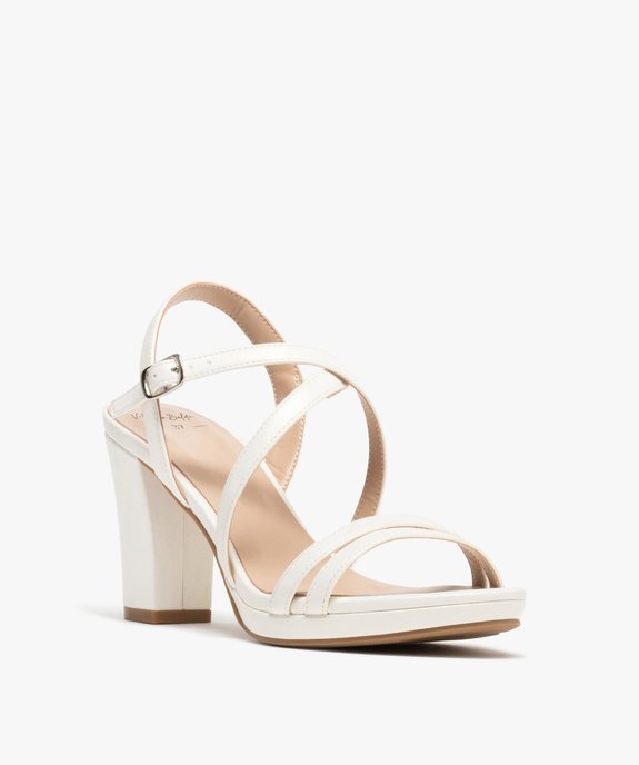 Sandales à brides à talon haut femme - Valentina Baldano vue2 - VALENTINA BALDA - GEMO