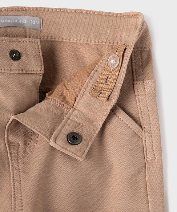 Pantalon chino en Lyocell et coton stretch bébé garçon - LuluCastagnette vue2 - LULUCASTAGNETTE - GEMO