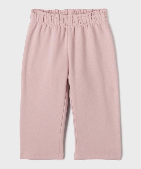 Ensemble 2 pièces sweat à volants + pantalon de jogging bébé fille vue3 - GEMO 4G BEBE - GEMO