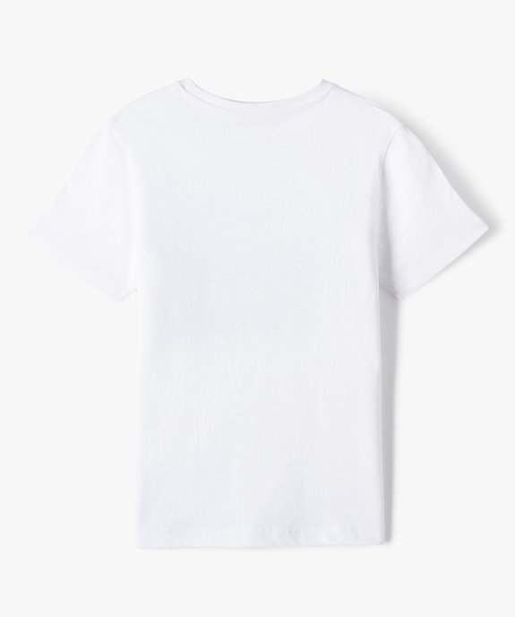 Tee-shirt garçon à manches courtes à motifs animaux vue3 - GEMO (ENFANT) - GEMO