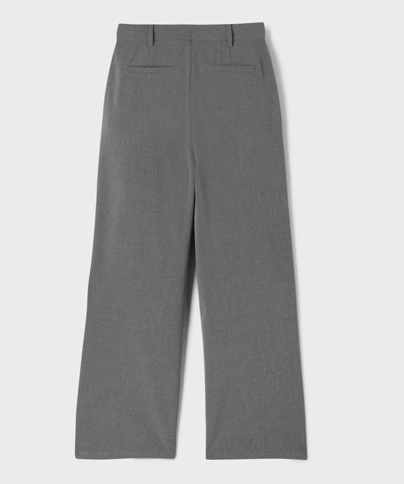 Pantalon large à pinces fille vue4 - GEMO (JUNIOR) - GEMO