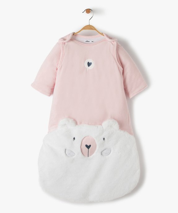 Gigoteuse bébé à manches amovibles avec motif peluche vue1 - GEMO(BB COUCHE) - GEMO