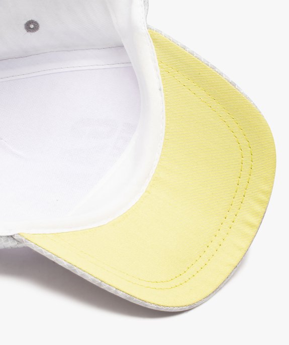 Casquette garçon en textile satiné et motif losanges ton sur ton vue4 - GEMO (ENFANT) - GEMO