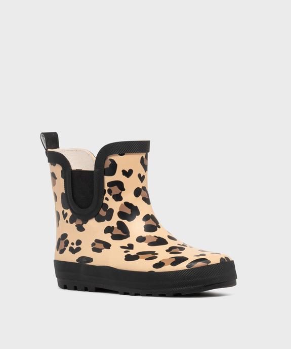 Bottes de pluie à motif léopard fille - Lovely Wings vue2 - LOVELY WINGS - GEMO