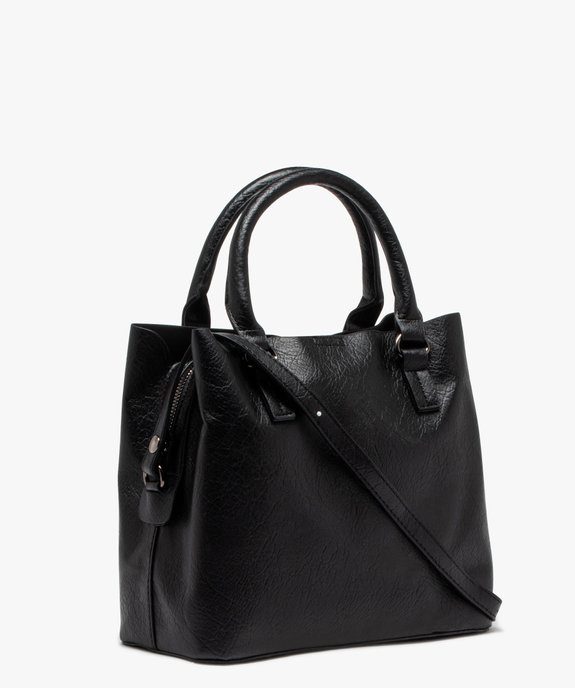 Sac porté main effet veiné femme vue2 - GEMO (ACCESS) - GEMO