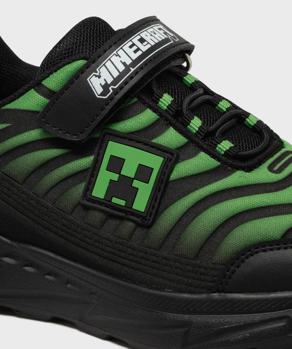 Baskets à scratch bicolores garçon - Minecraft vue6 - MINECRAFT - GEMO