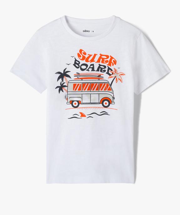 Tee-shirt imprimé 100% coton garçon vue1 - GEMO (ENFANT) - GEMO