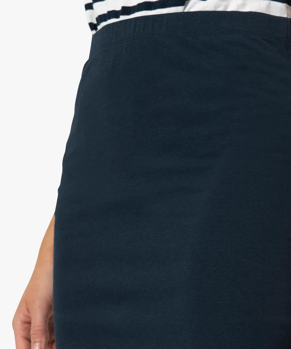 Jupe femme courte en jersey forme tube vue2 - GEMO(FEMME PAP) - GEMO