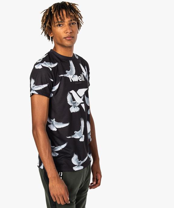 Tee-shirt homme imprimé colombes - Kwell by Soprano vue1 - KWELL - GEMO