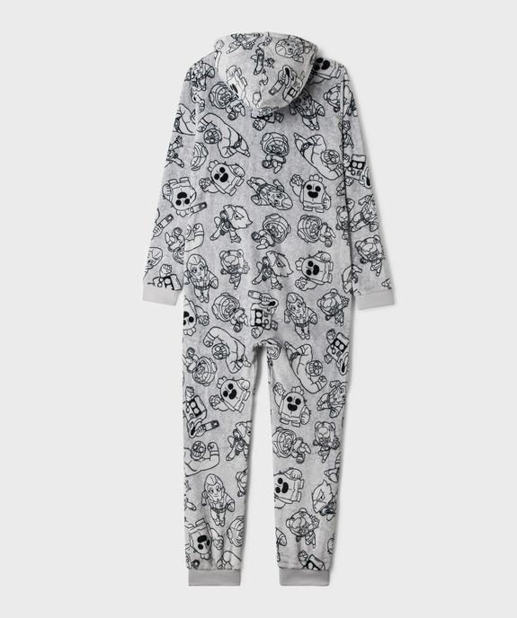 Combinaison pyjama polaire garçon - Brawl Stars vue3 - BRAWL STARS - GEMO