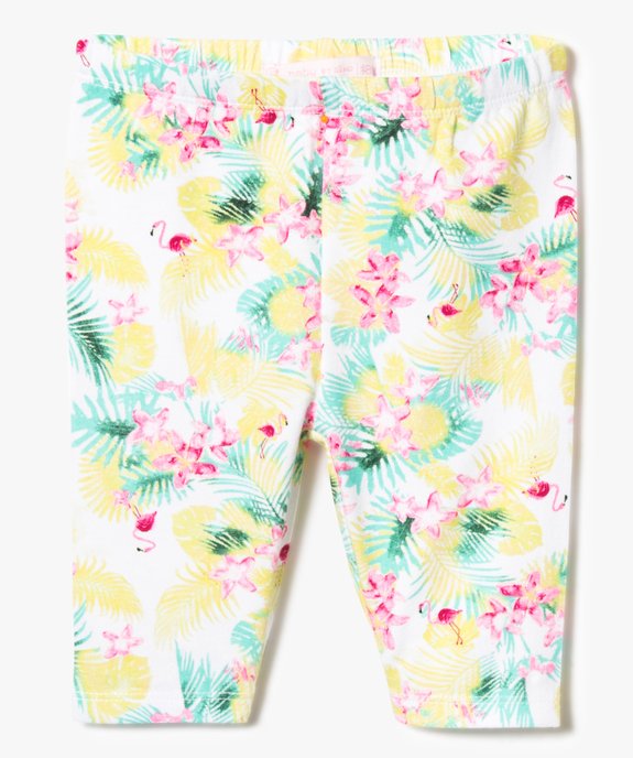 Legging à motifs tropicaux vue1 - GEMO(BEBE DEBT) - GEMO