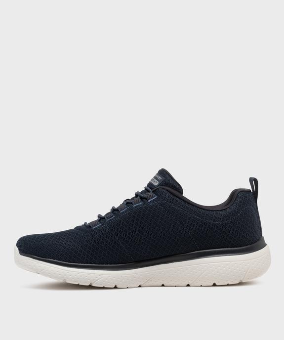 Baskets basses en mesh à semelle légère homme - Skechers vue3 - SKECHERS - GEMO