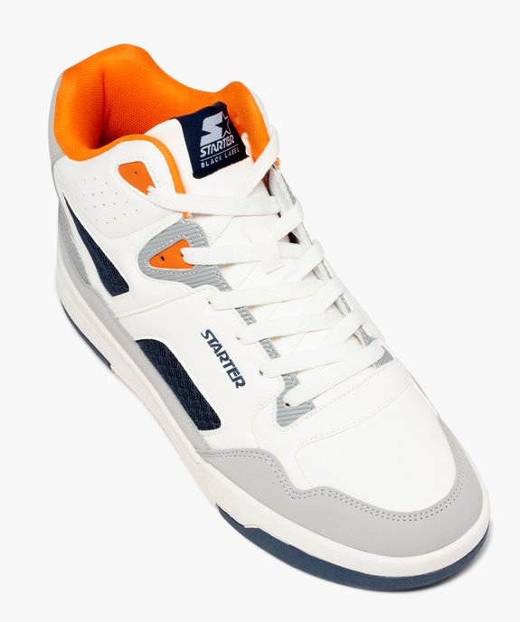 Baskets homme mid-cut avec détails en mesh - Starter vue5 - STARTER - GEMO