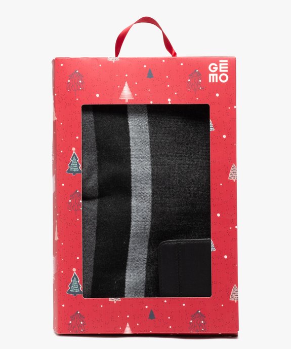 Coffret cadeau avec écharpe et portefeuille homme vue1 - GEMO (ACCESS) - GEMO