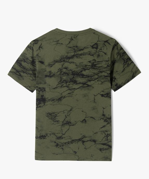 Tee-shirt à manches courtes avec motifs garçon vue3 - GEMO 4G GARCON - GEMO
