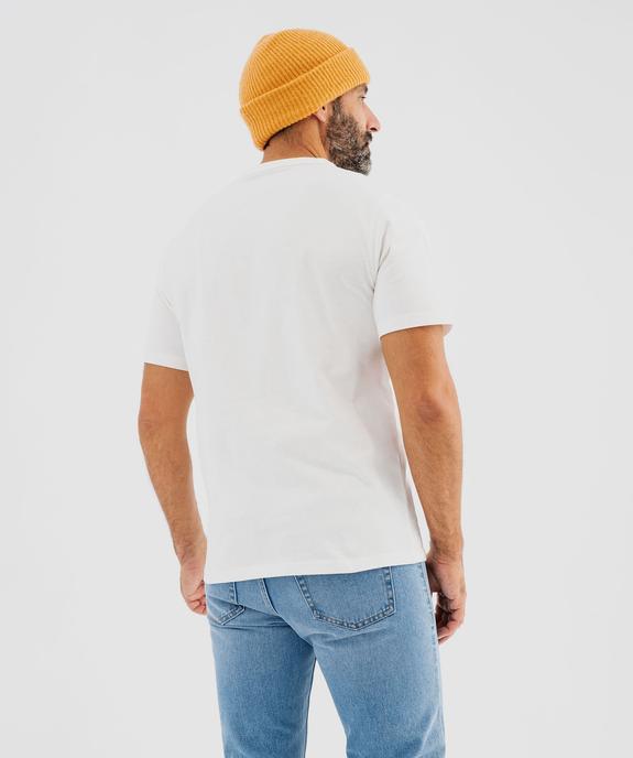 Tee-shirt manches courtes et col rond homme vue3 - GEMO (HOMME) - GEMO