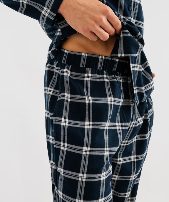 Pyjama à carreaux homme - LuluCastagnette vue4 - LULUCASTAGNETTE - GEMO
