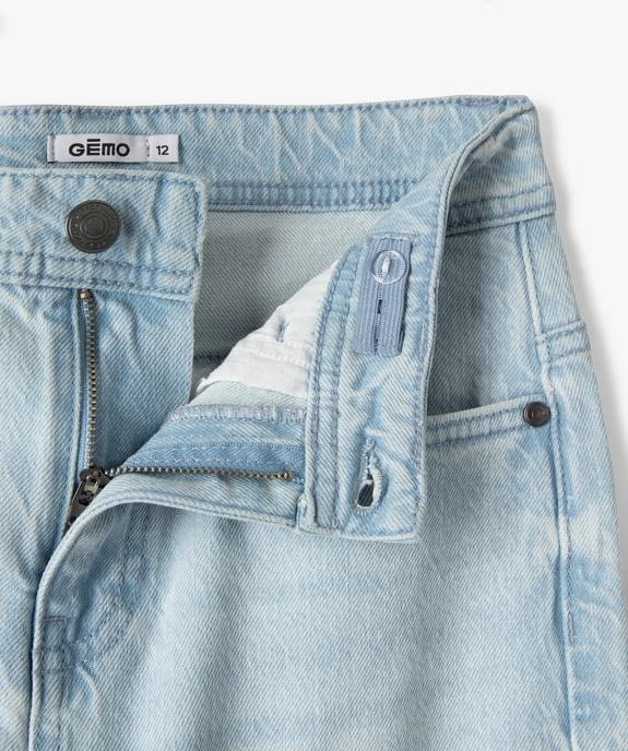 Bermuda garçon en denim stretch vue2 - GEMO (JUNIOR) - GEMO