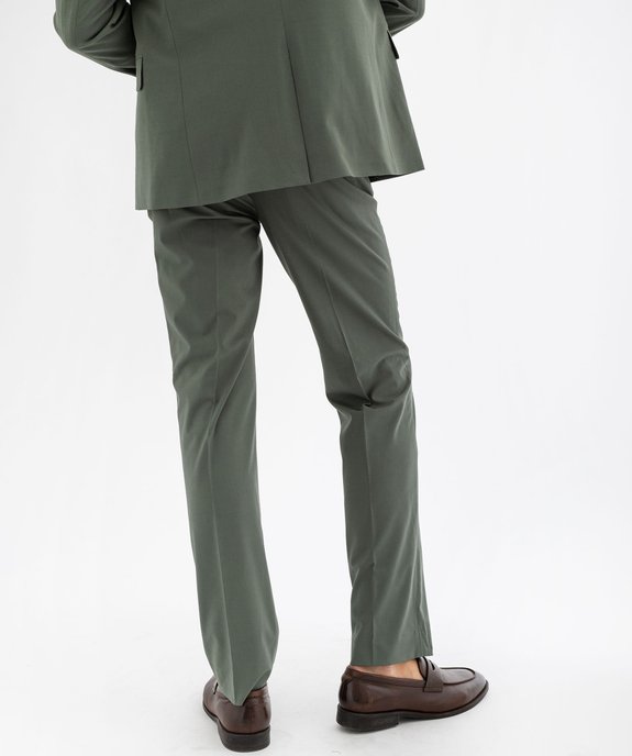 Pantalon de costume en maille fluide et extensible homme vue3 - GEMO 4G HOMME - GEMO