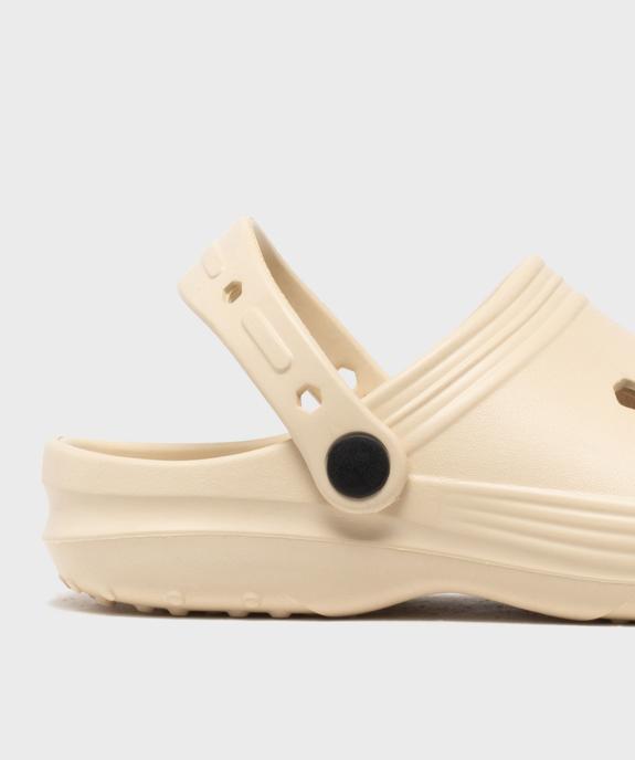 Sabots souples perforés unis femme vue6 - GEMO (PLAGE) - GEMO