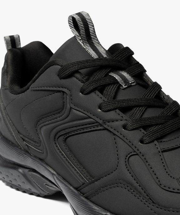 Baskets retro running légères unies homme vue6 - 5 MILES - GEMO