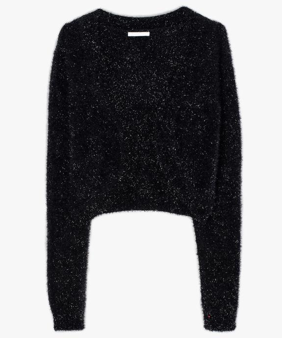 Gilet femme forme boléro en maille pailletée vue4 - GEMO(FEMME PAP) - GEMO