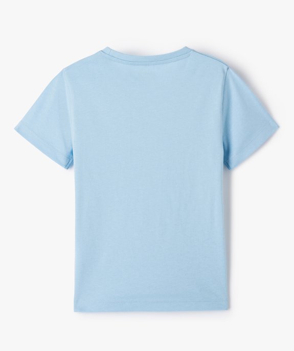 Tee-shirt à manches courtes garçon avec message famille vue5 - GEMO (ENFANT) - GEMO