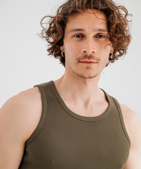 Débardeur en maille côtelée homme vue2 - GEMO 4G HOMME - GEMO