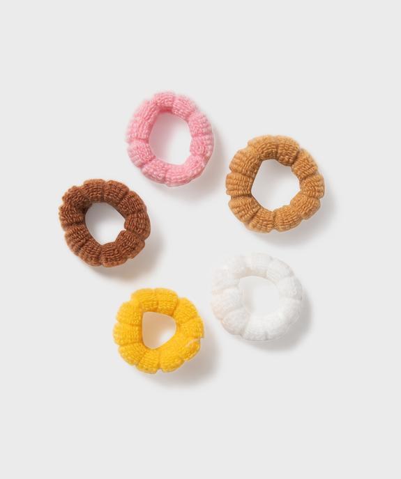Elastiques cheveux en maille bouclette fille (lot de 5) vue1 - GEMO (ACCESS) - GEMO