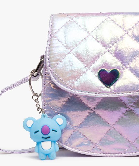 Sac fille matelassé et irisé avec porte-clé koala vue3 - GEMO (ENFANT) - GEMO
