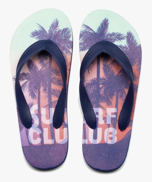 Tongs garçon imprimées cocotiers Surf Club vue2 - GEMO (ENFANT) - GEMO